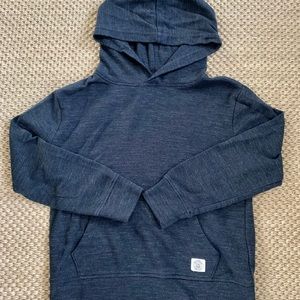 Boys GAP Navy Pullover Hooded Sweater Size Large